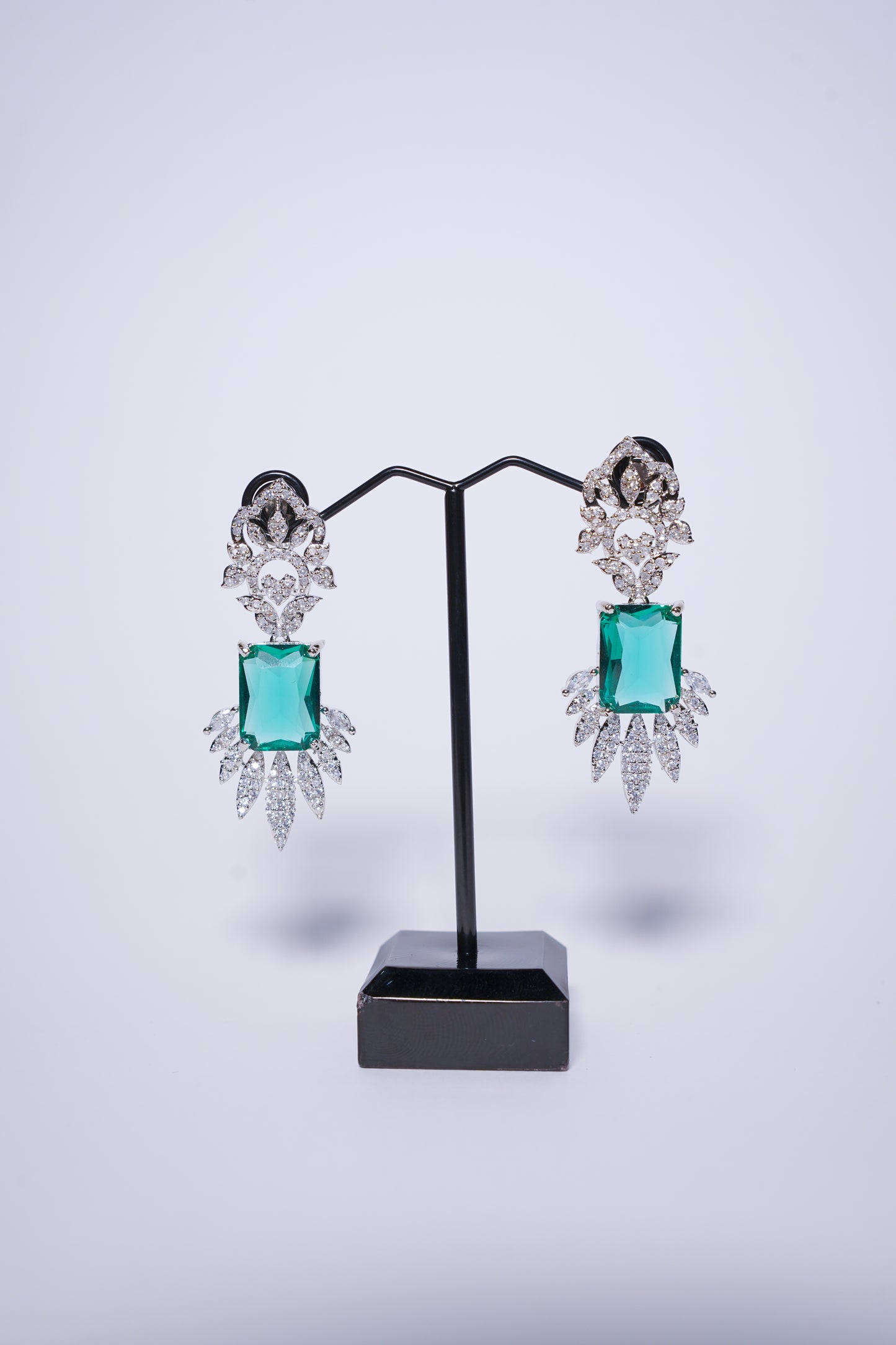 AD Green Emerlad's sterling silver Earings