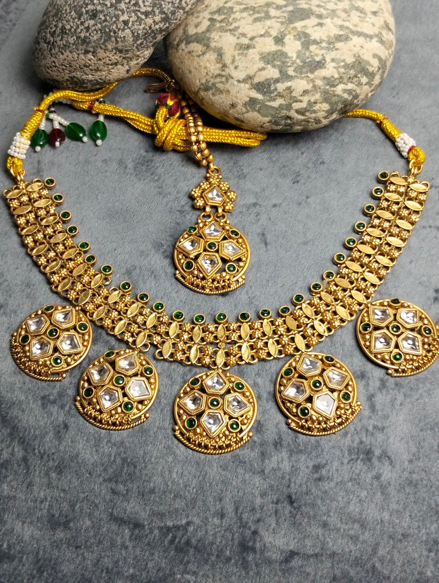 Rajwari indian necklace set