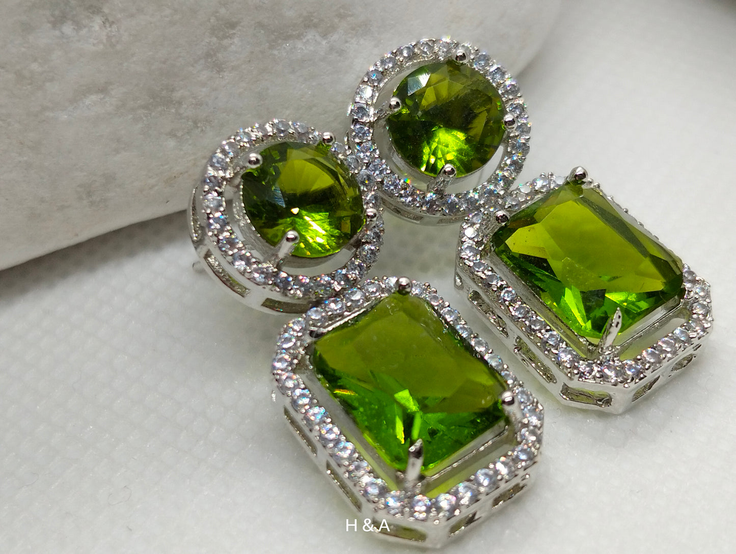 Green AD Earring