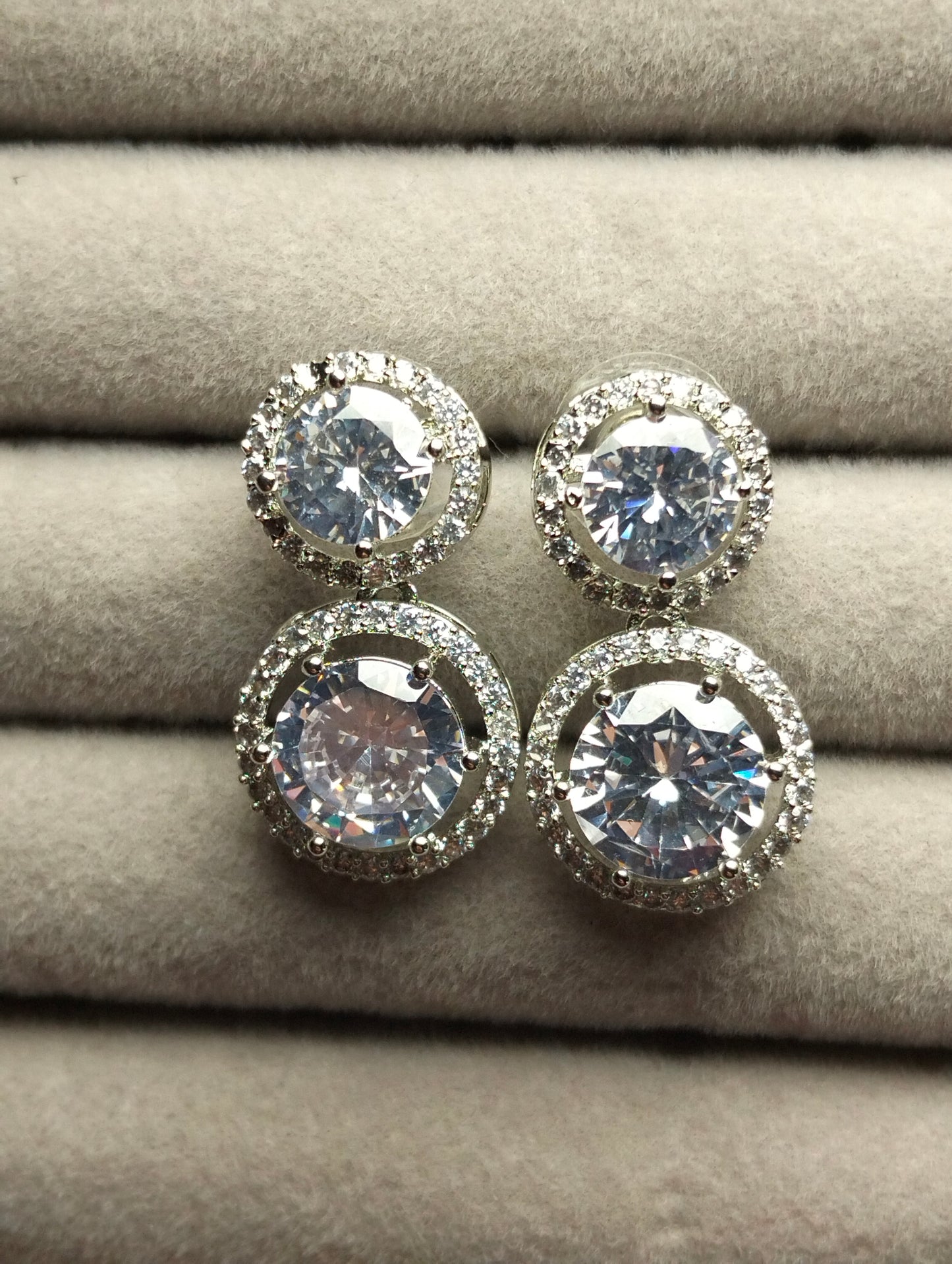 Pure Brilliance | Minimalist Rhodium-Plated Silver Rounds