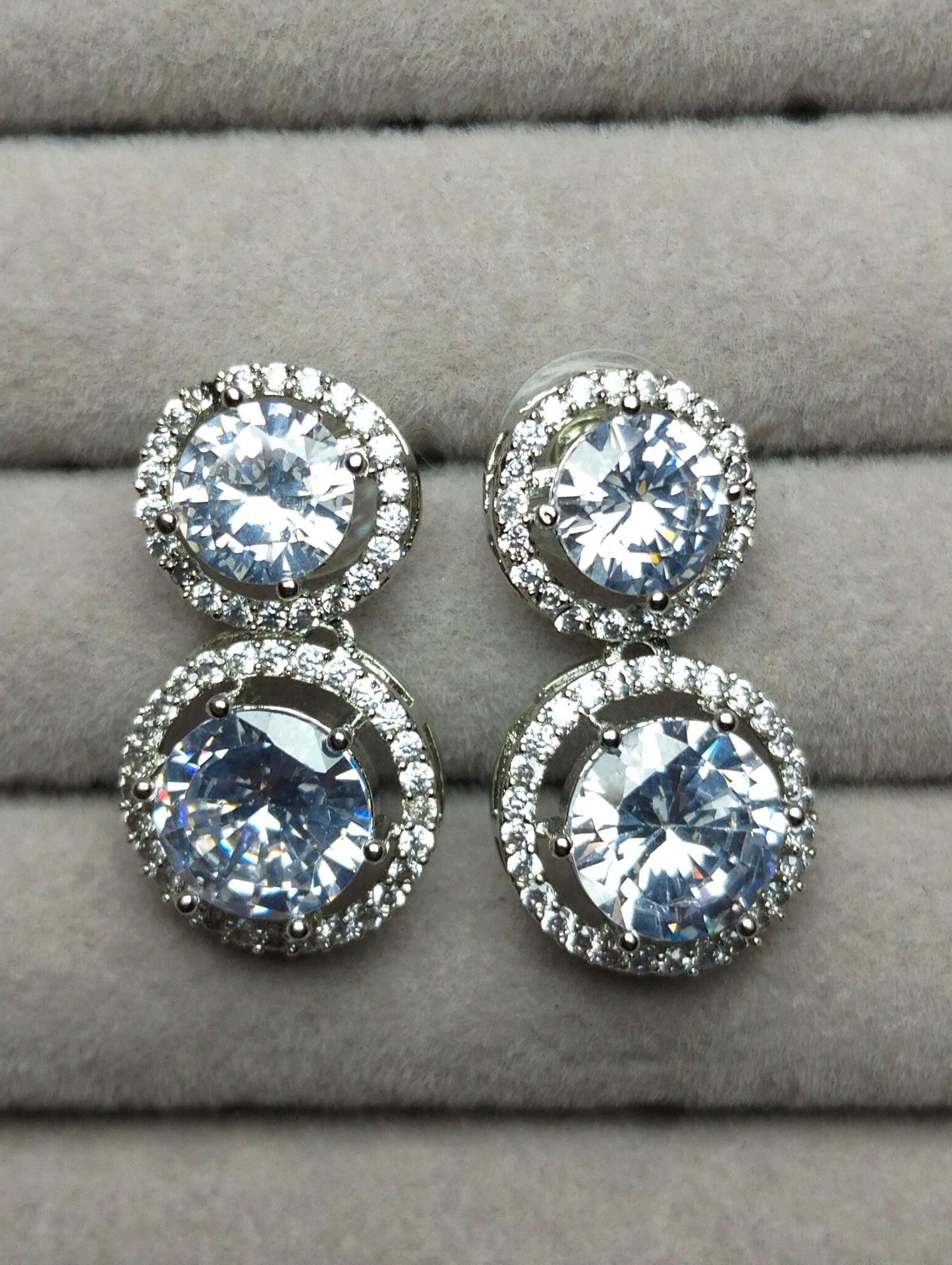 Pure Brilliance | Minimalist Rhodium-Plated Silver Rounds