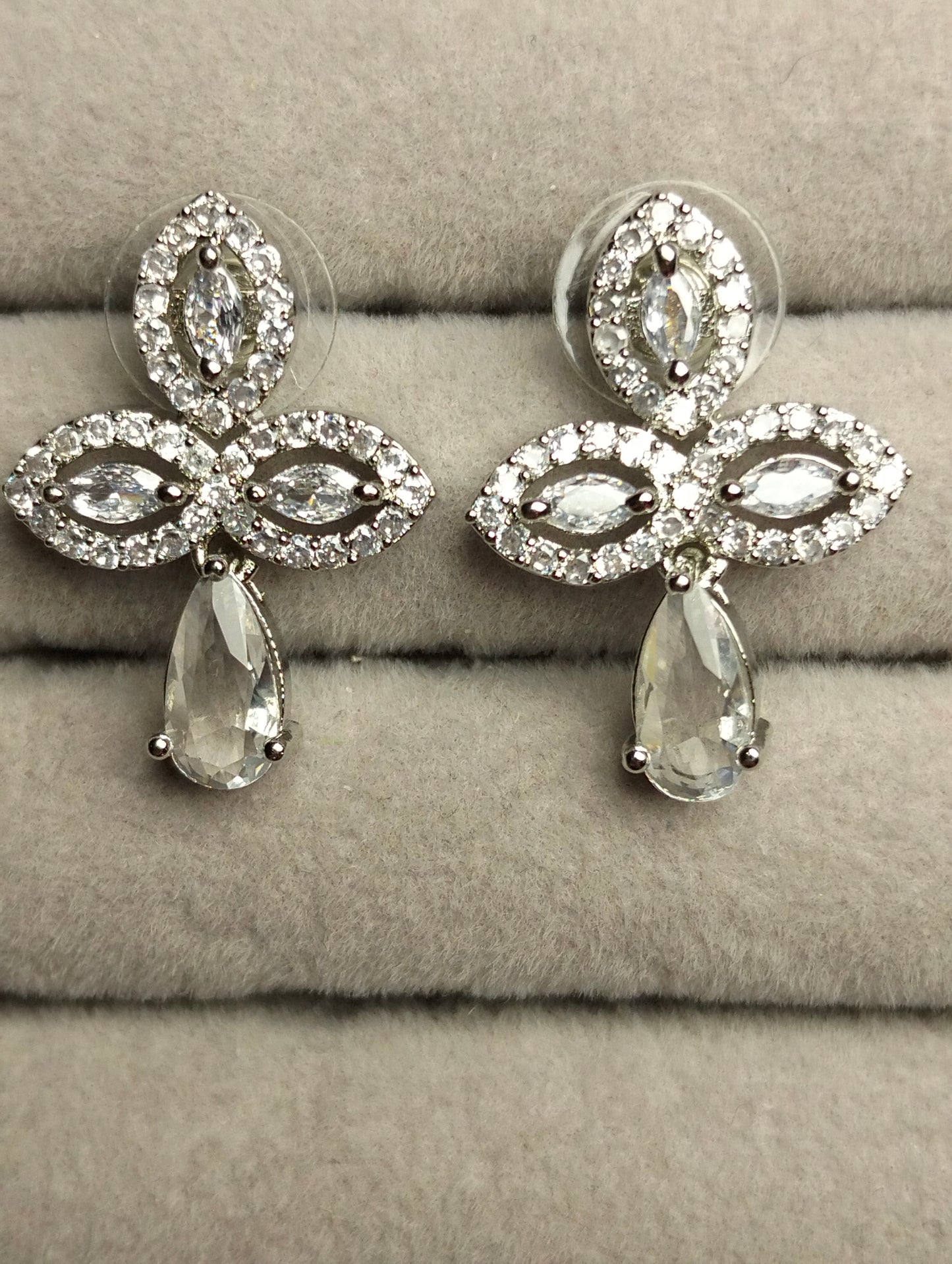 Timeless Clarity | Anti-Tarnish Rhodium Sterling Silver Studs