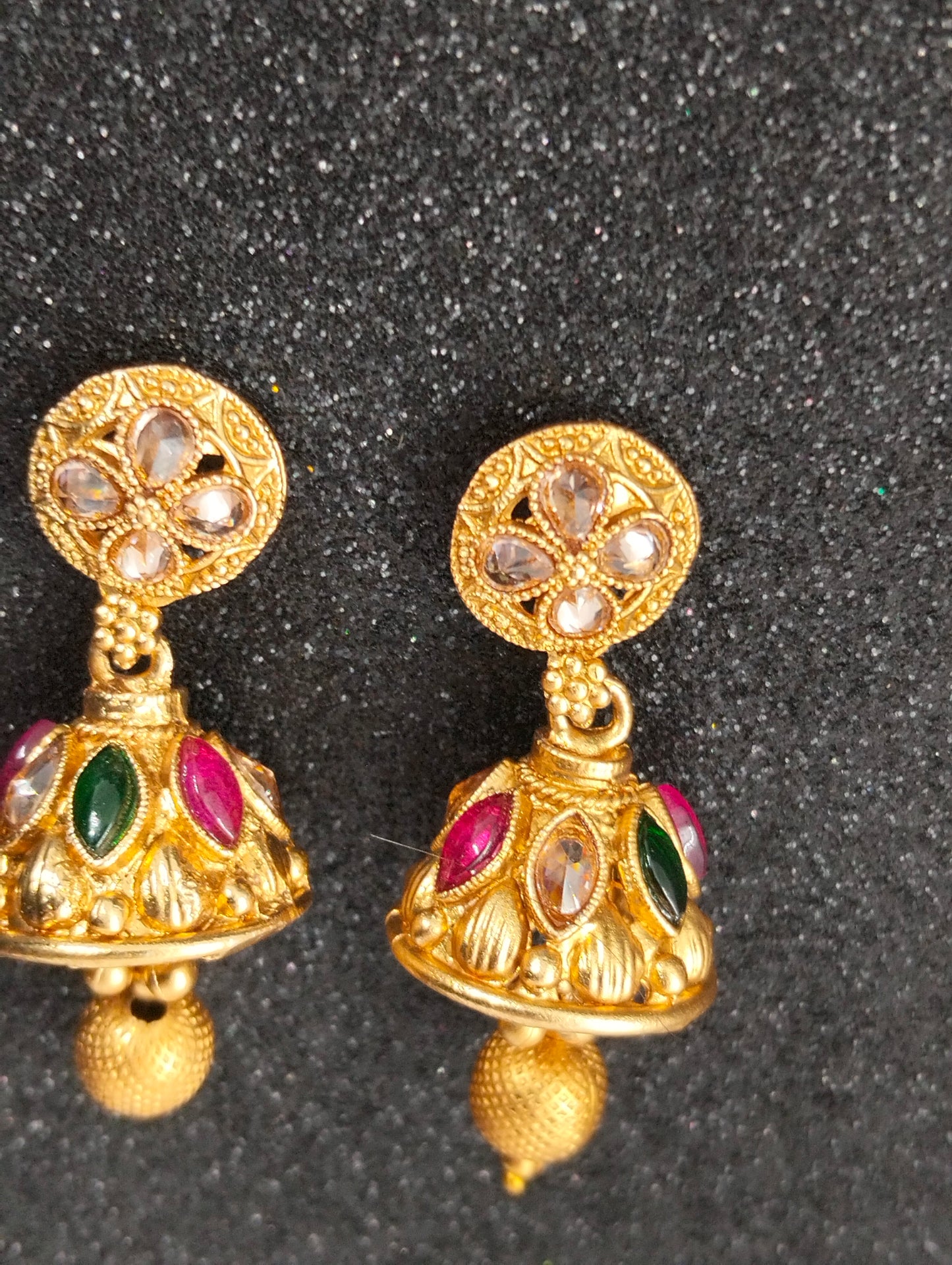 Gold plated jhumki's