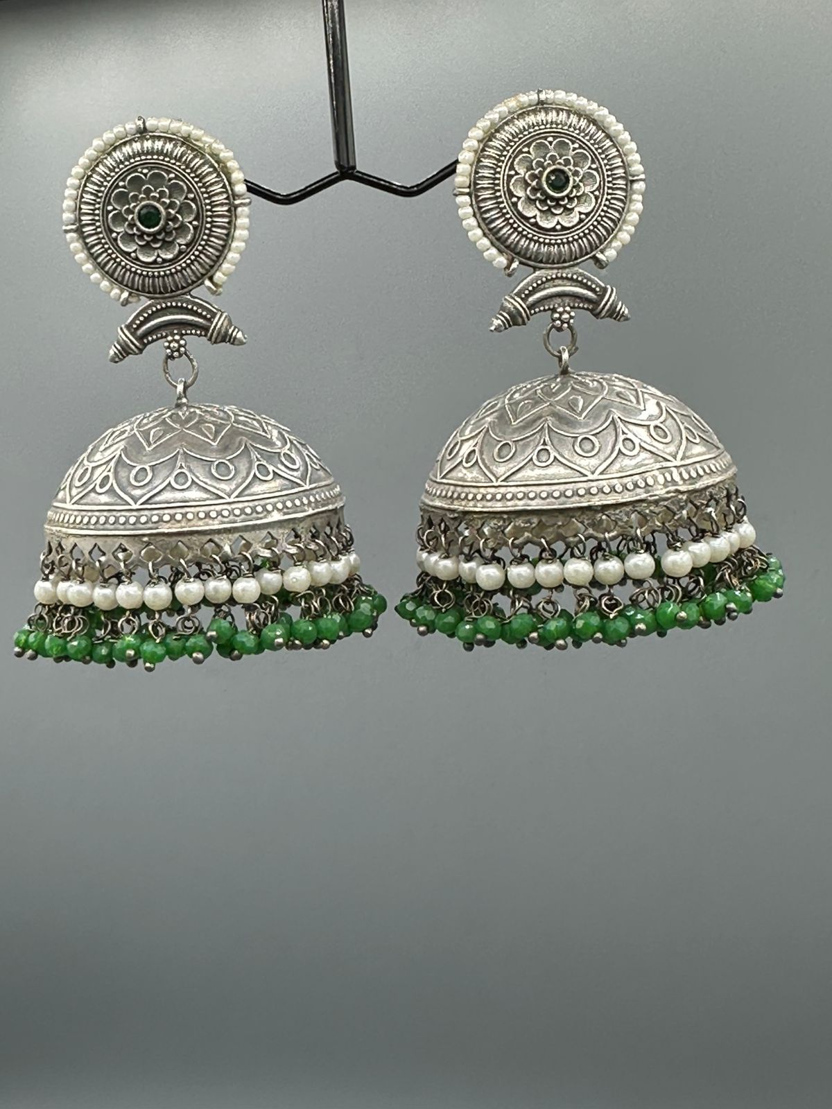 Oxidized Jhumka's