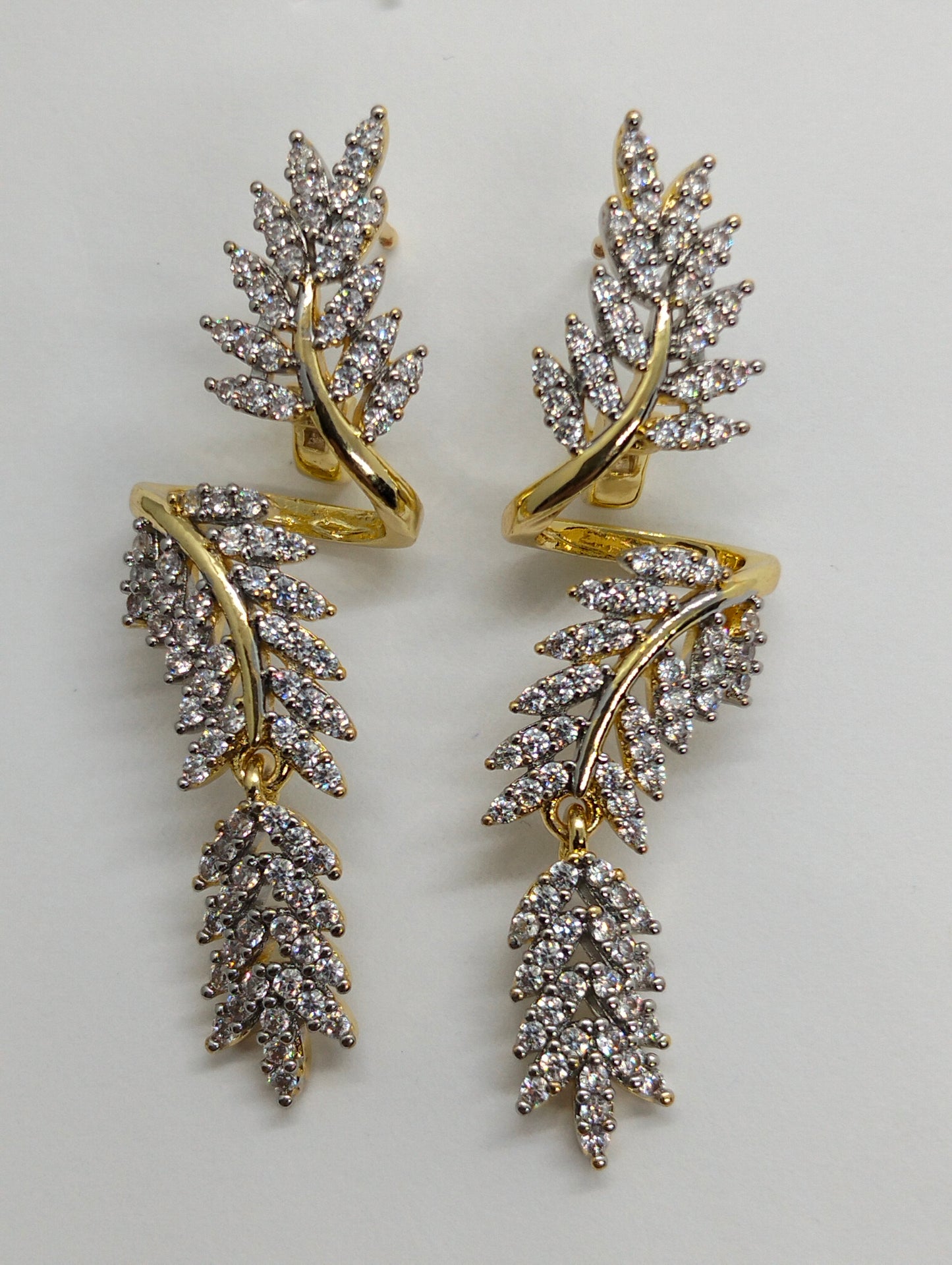 Two toned ring & earings