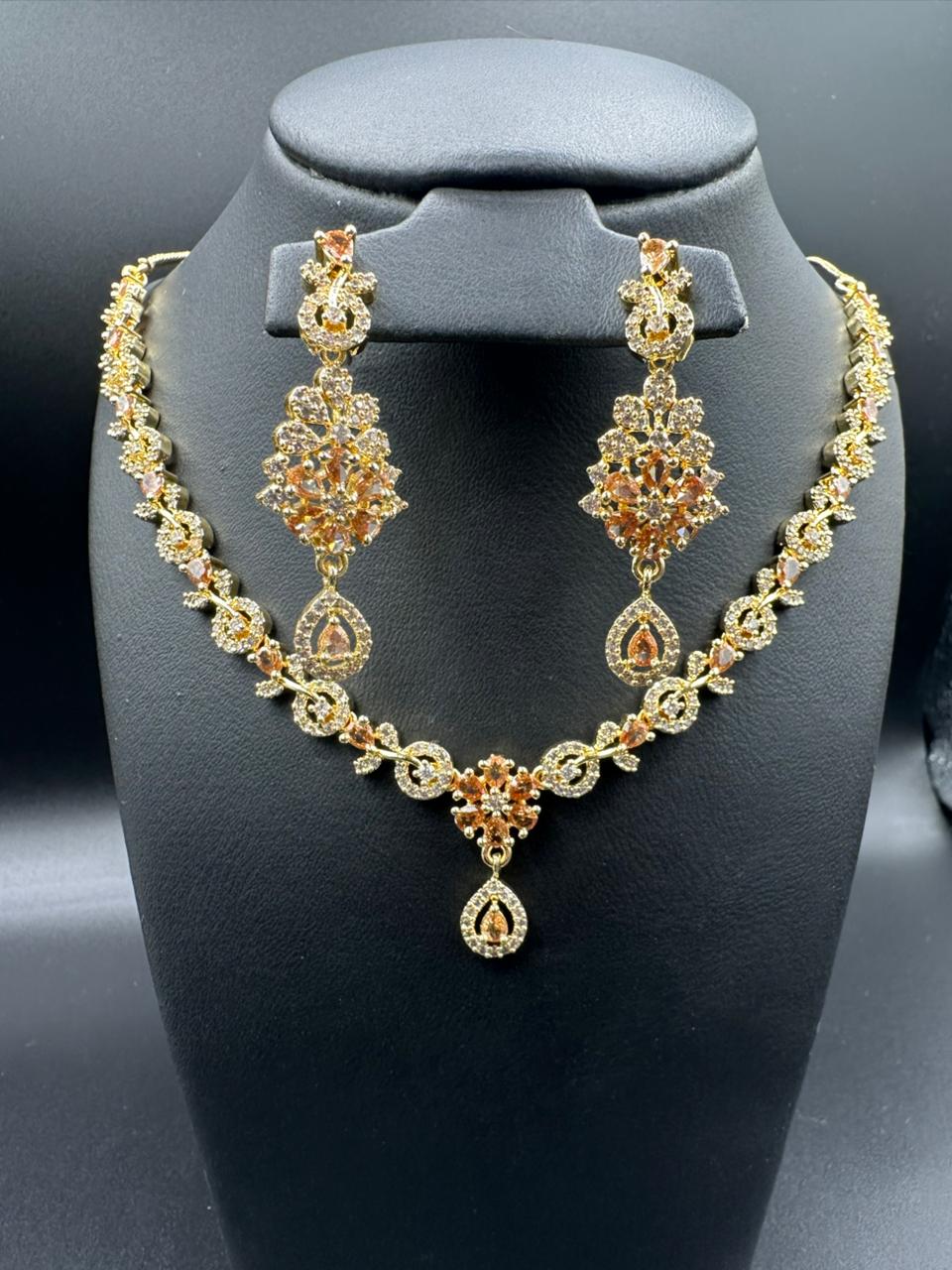 Champagne Gold Radiance Jewelry Set