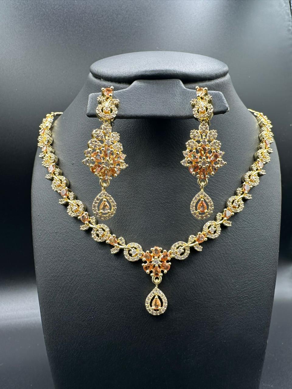 Champagne Gold Radiance Jewelry Set