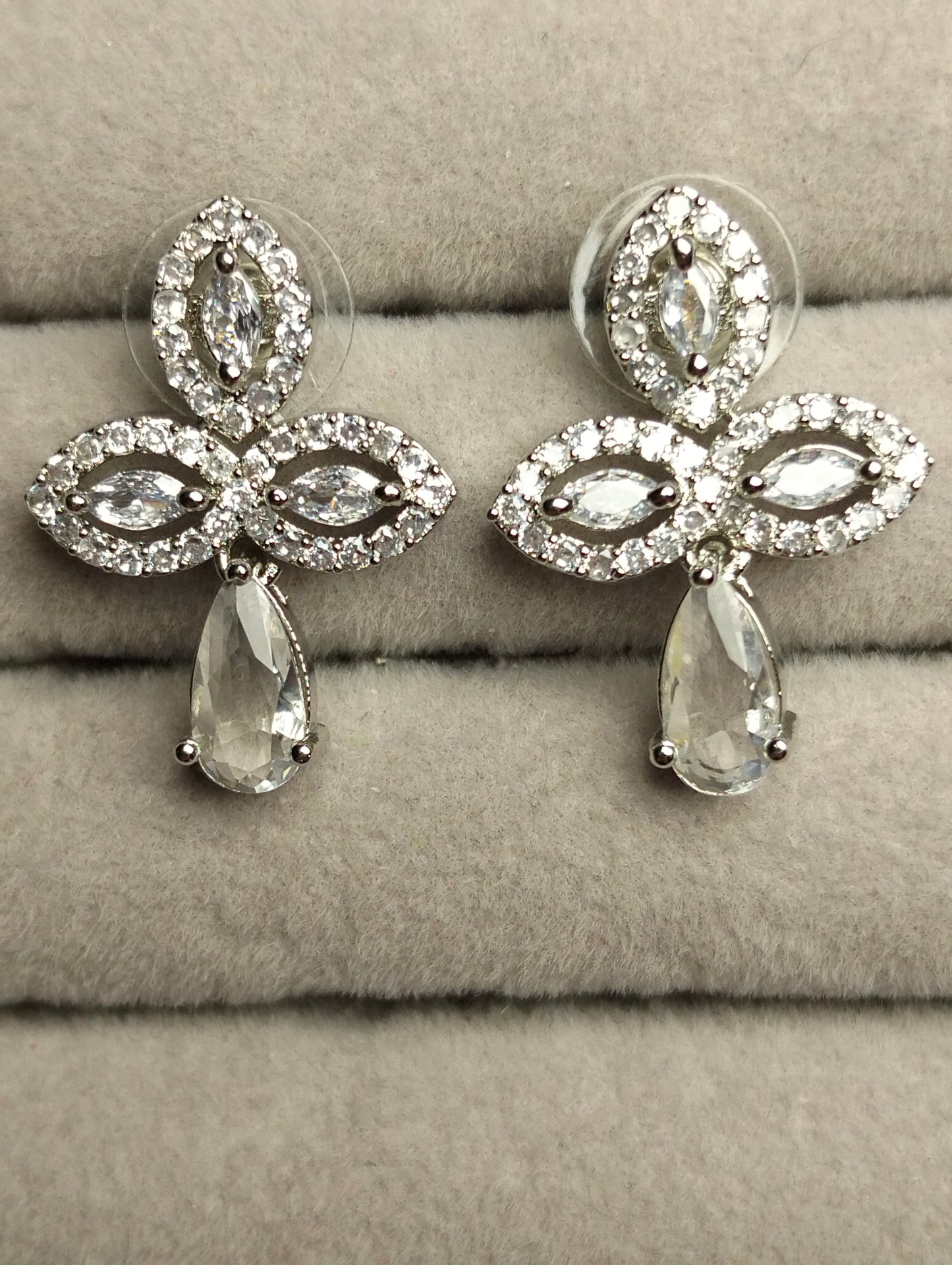 Timeless Clarity | Anti-Tarnish Rhodium Sterling Silver Studs