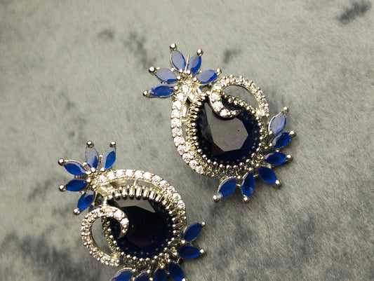 Blue stone 💙 stud
