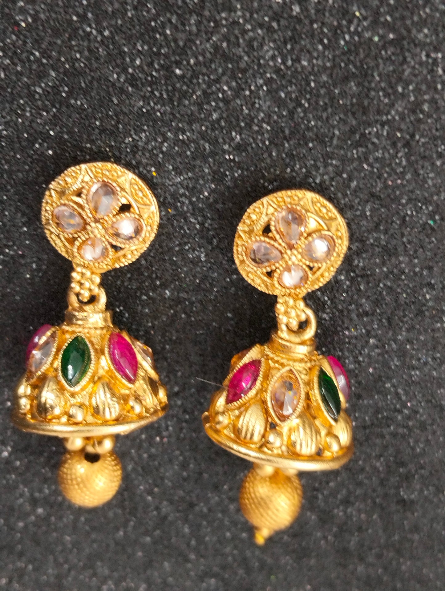 Gold plated jhumki's