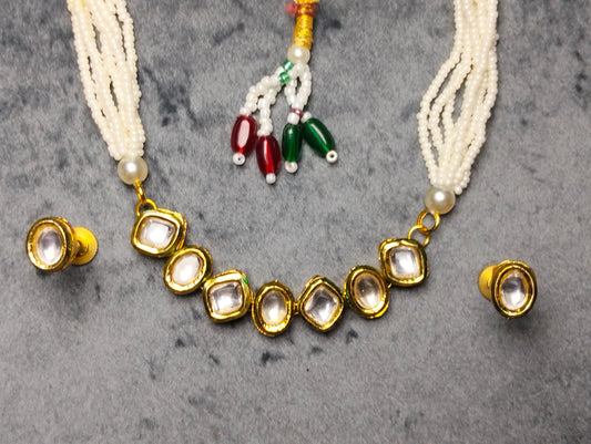 Original Kundan choker with stud