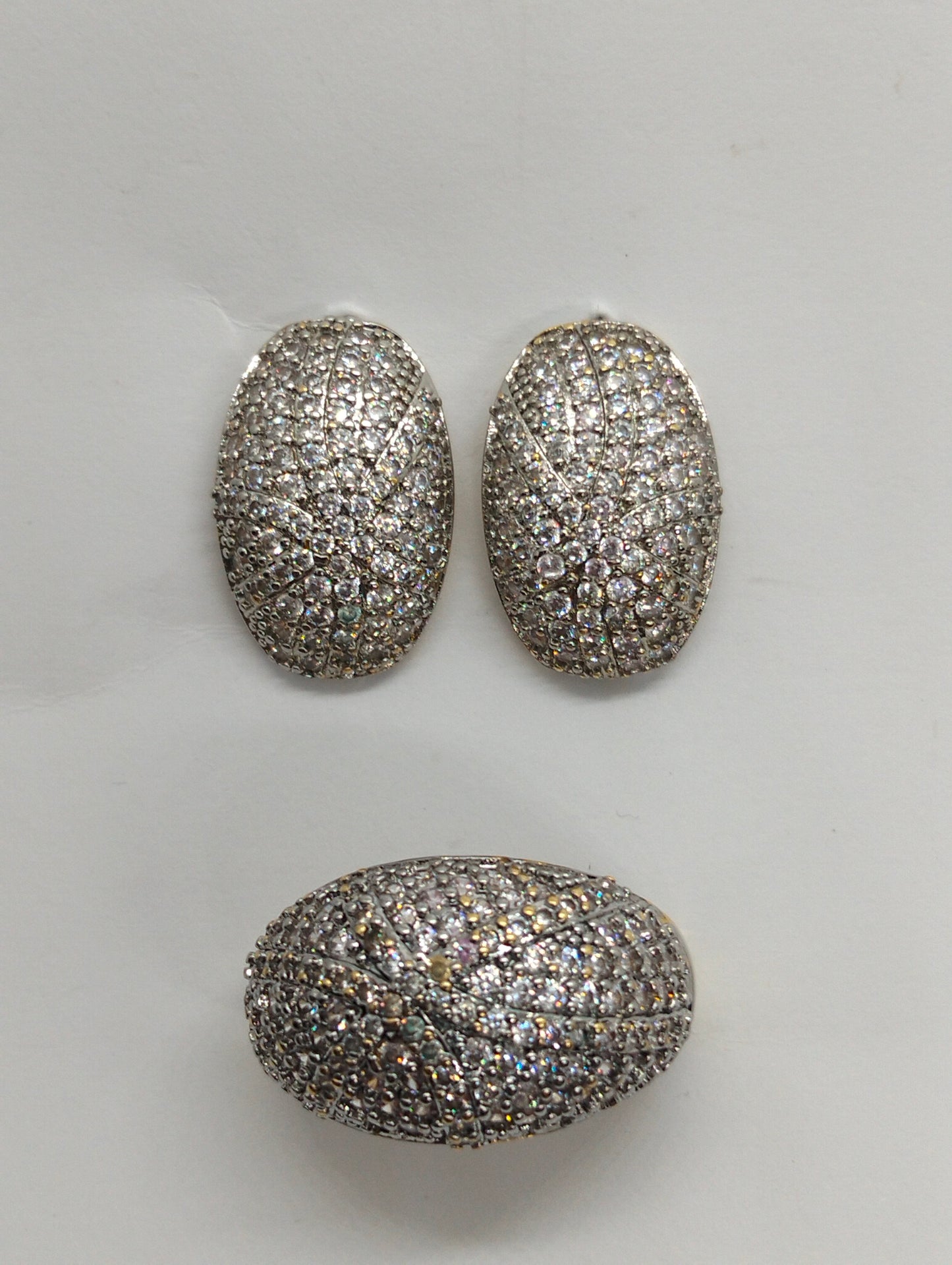 Two toned Set with Cubic Zirconia