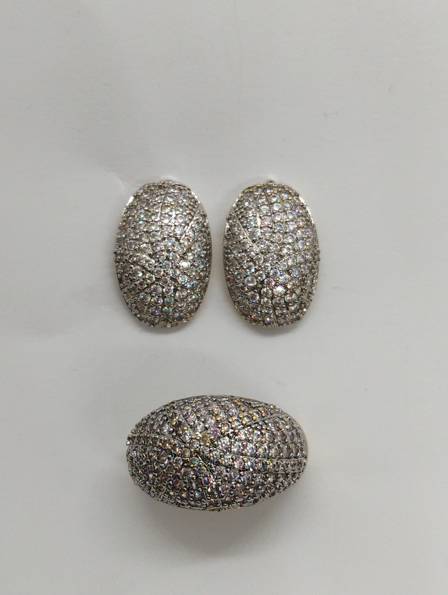 Two toned Set with Cubic Zirconia