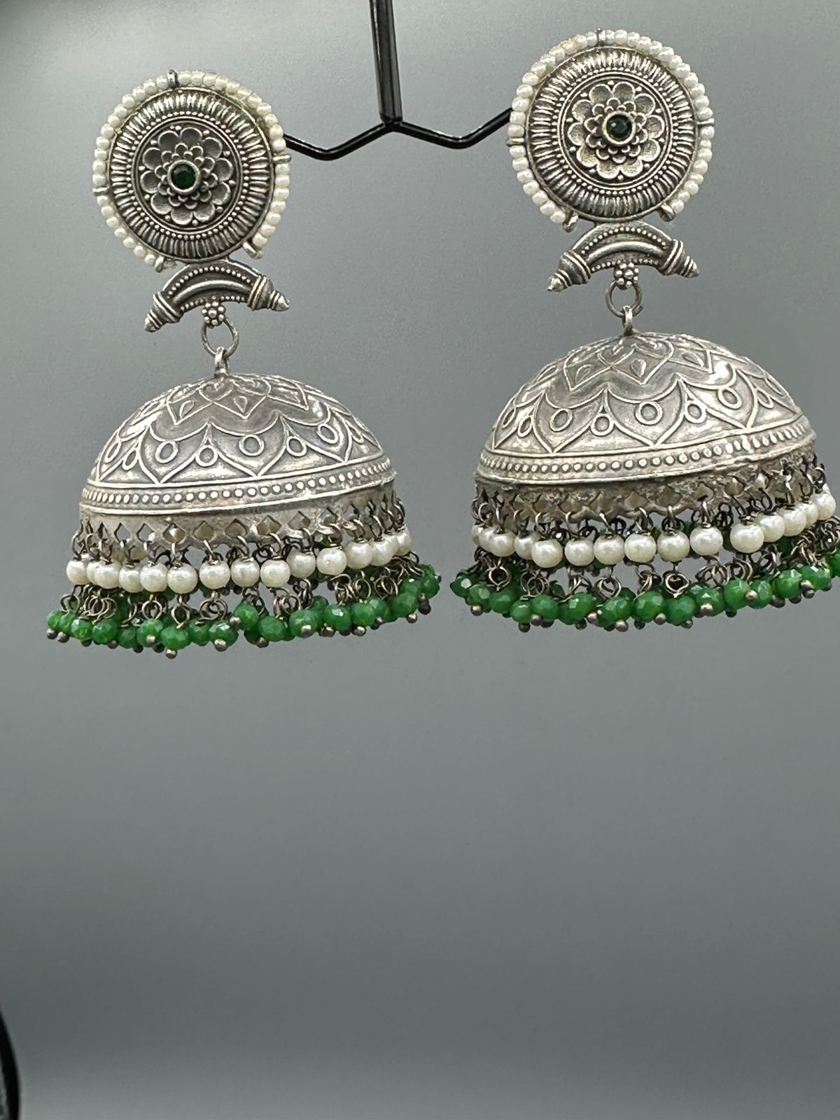 Oxidized Jhumka's