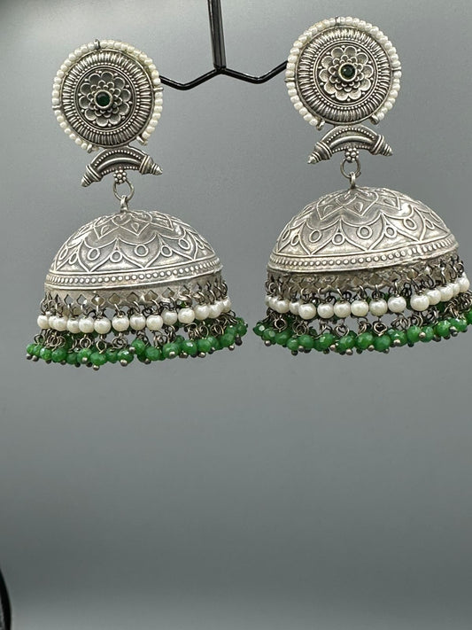 Oxidized Jhumka's
