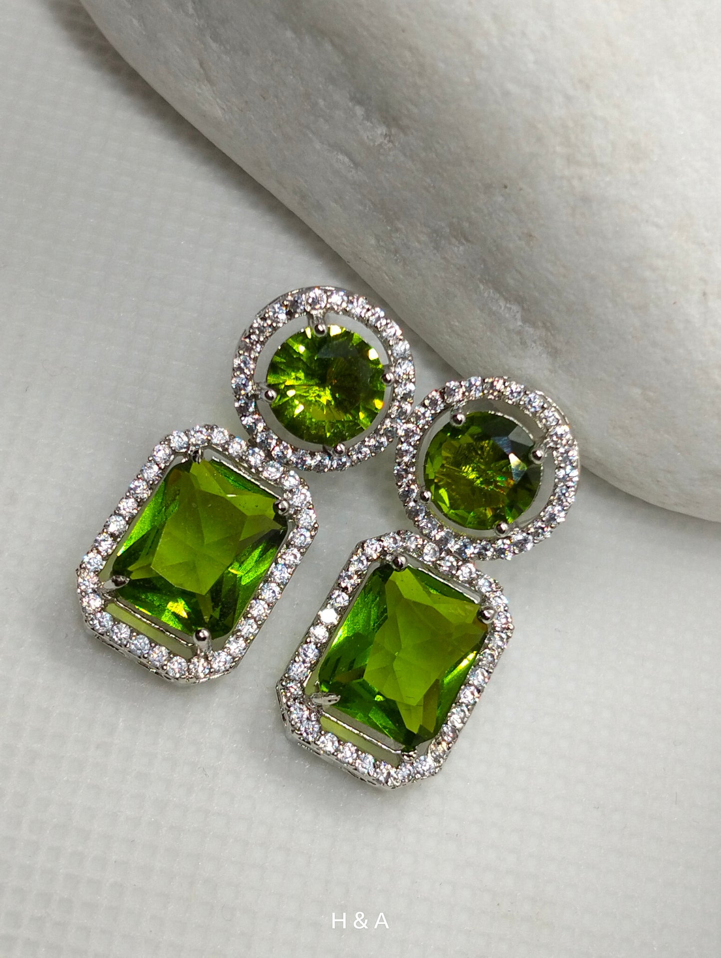Green AD Earring