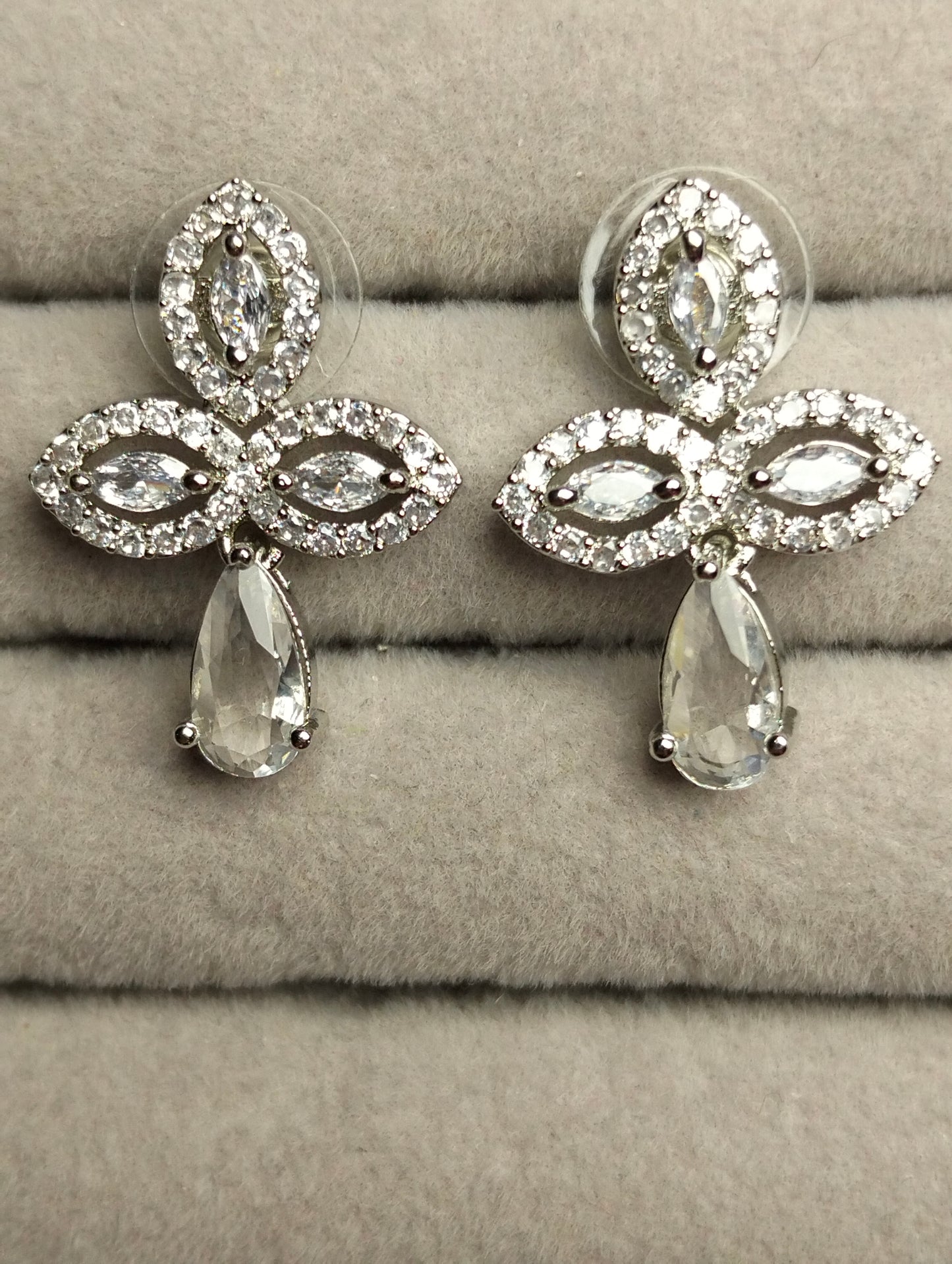 Timeless Clarity | Anti-Tarnish Rhodium Sterling Silver Studs