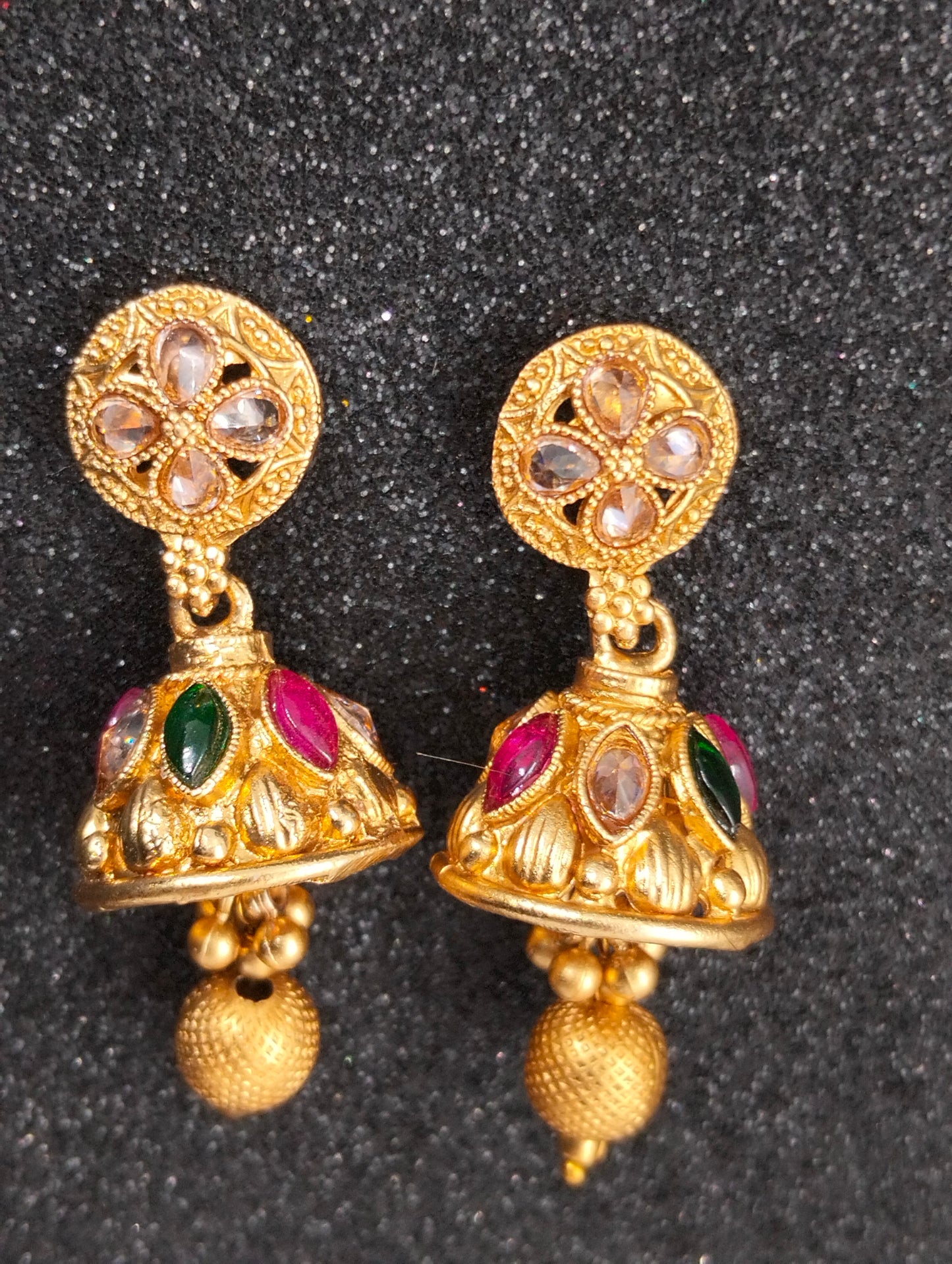 Gold plated jhumki's