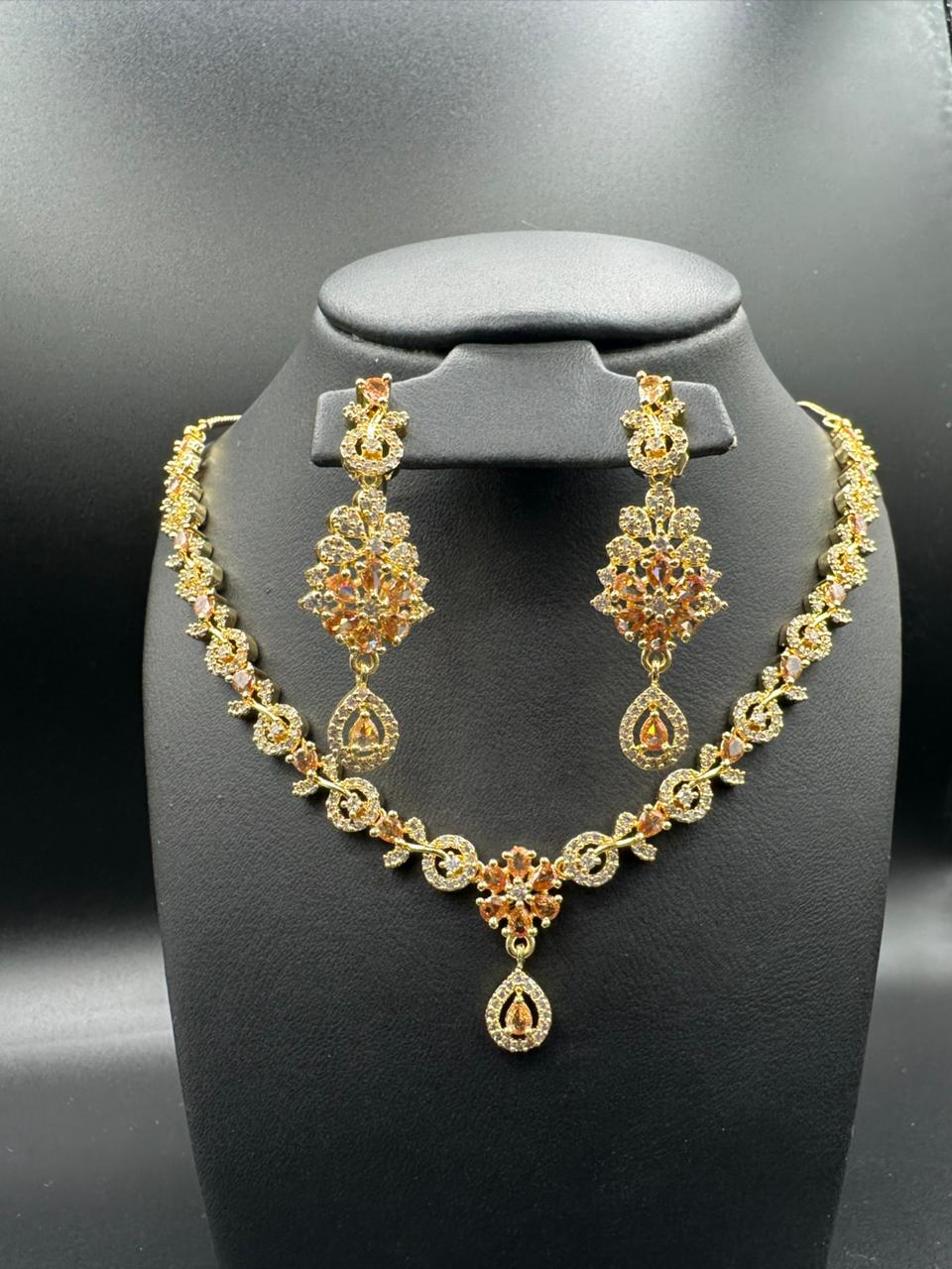 Champagne Gold Radiance Jewelry Set